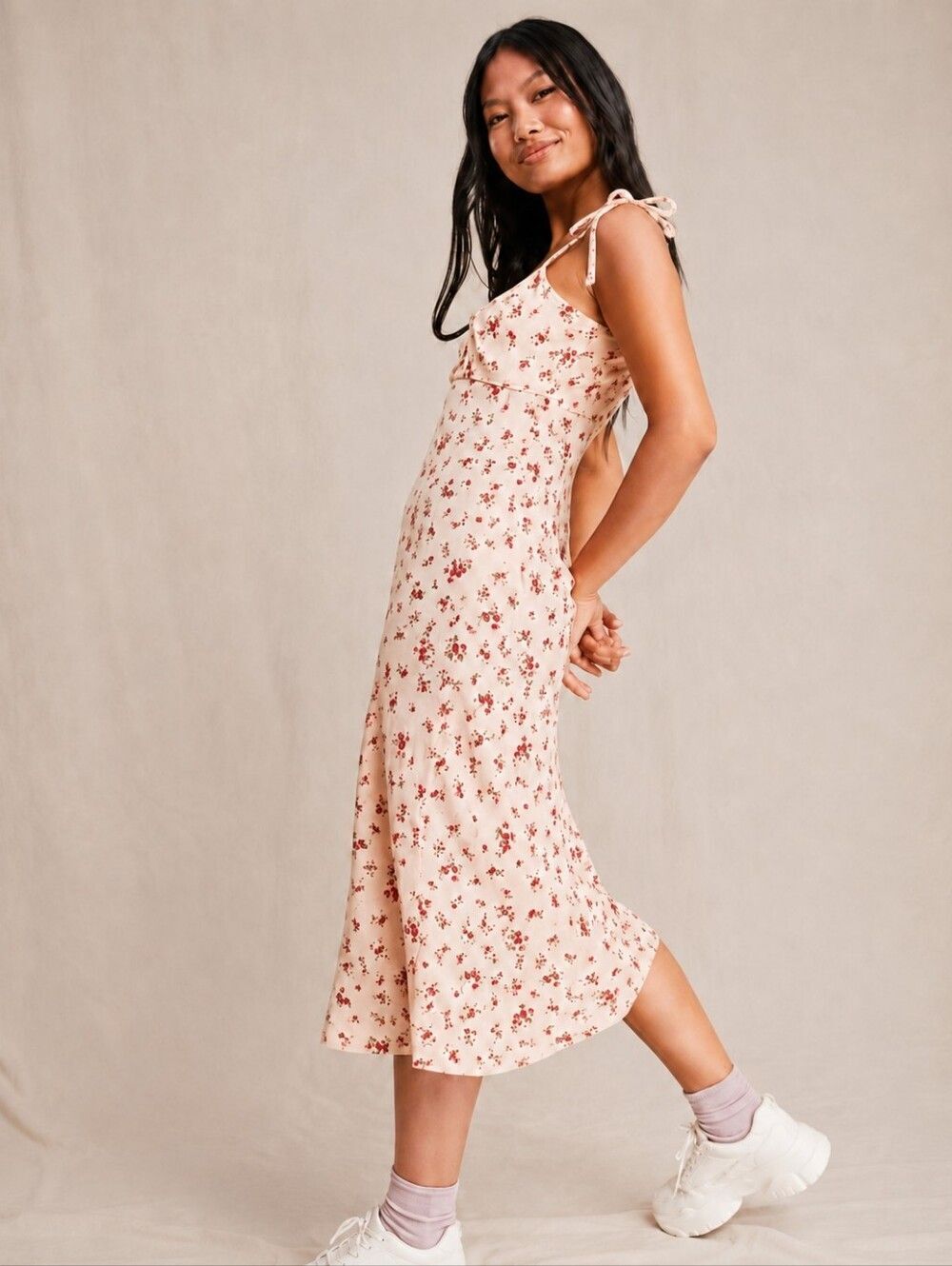 Women's Size XL Maxi Dress Cherry Casual